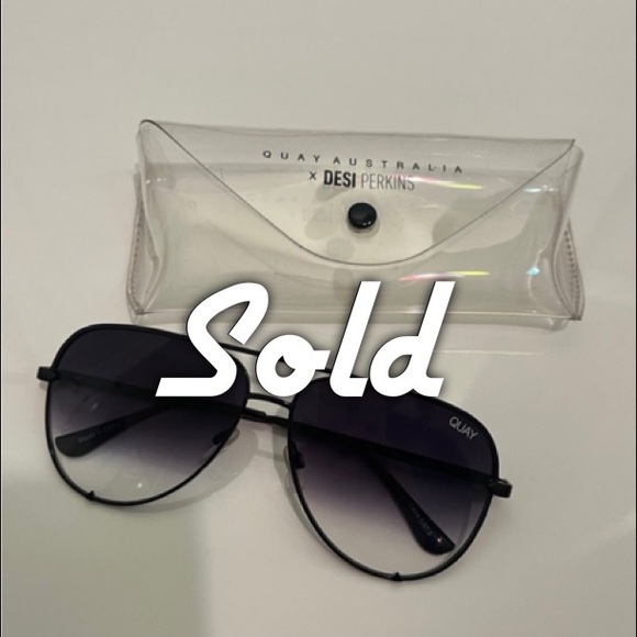 Quay Australia Accessories - Quay Desi Perkins High Key Aviator Sunglasses